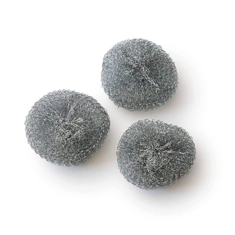 Steel Scourers - 3 Pack - 1 Unit