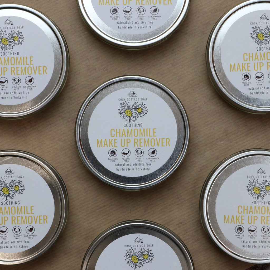 Tin of chamomile make-up remover - made in Yorkshire 