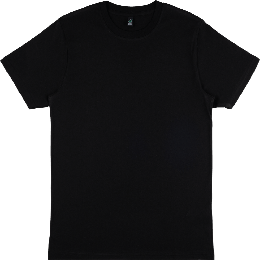 Black Short sleeve organic cotton t-shirt 