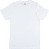 White short sleeve t-shirt organic cotton 