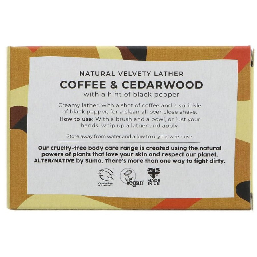 Coffee & Cedarwood shaving soap