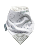 Clouds teething bib