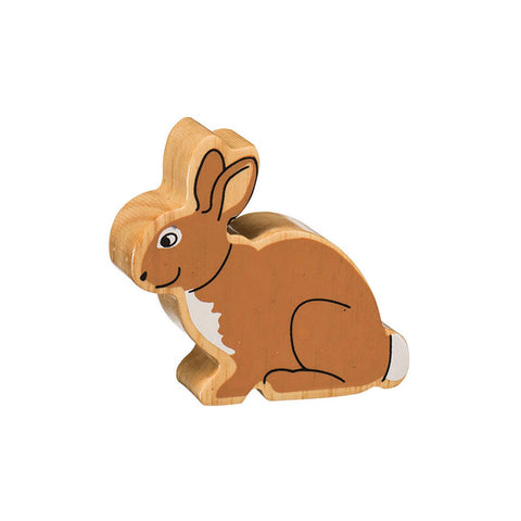 Wooden Rabbit figure 