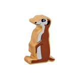 Wooden meerkat figure